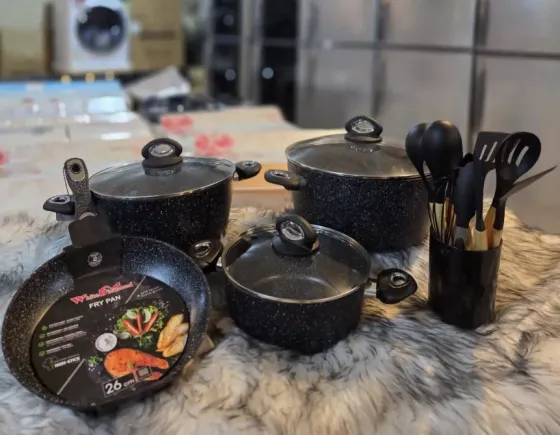 طقم طناجر غرانييت/حمص حمص