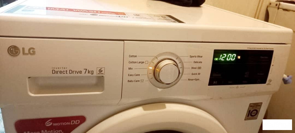 غسالة LG إل جي بحالة الجديد مستعملة شهرين فقط! حلب - الصورة 2