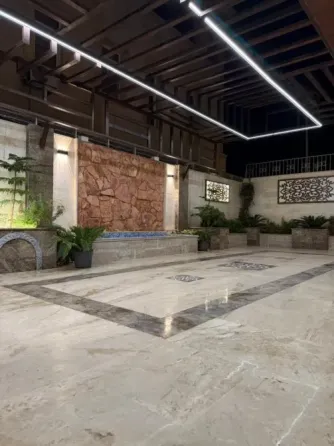 شقة ارضية للبيع///ضاحية قدسيا بالقرب من مدرسة التألق دمشق