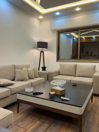 للبيع شقة ارضية//ضاحية قدسيا دمشق