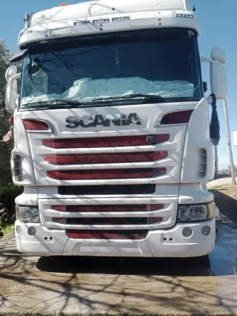 شاحنة سكانيا قلاب 2013//R560//حمص حمص