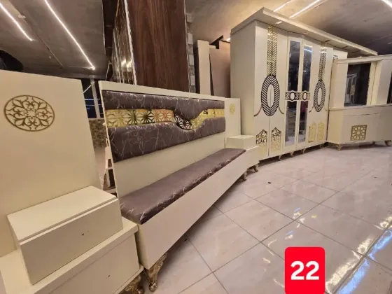 غرفة نوم كاملة من خشب اللمايكا//جرمانا دمشق