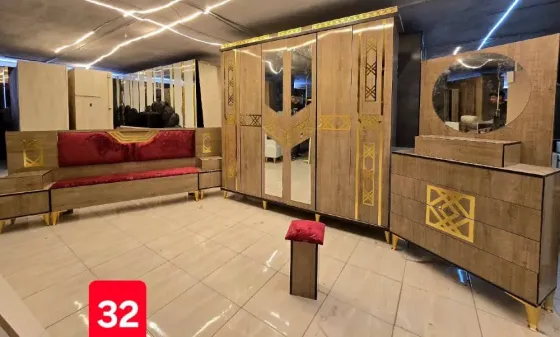 غرفة نوم كاملة من خشب اللمايكا//جرمانا دمشق